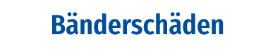 Indikation Bänderschäden