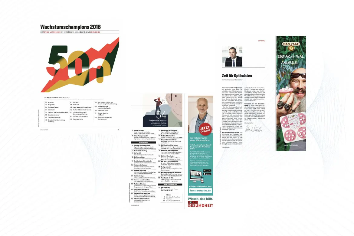 MedTec FOCUS Wachstumschampion 2018 Magazin FOCUS BUSINESS Wachstumschampion 2018