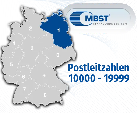 MBST Behandlungszetren im Postleitzahlenbereich 1xxxx