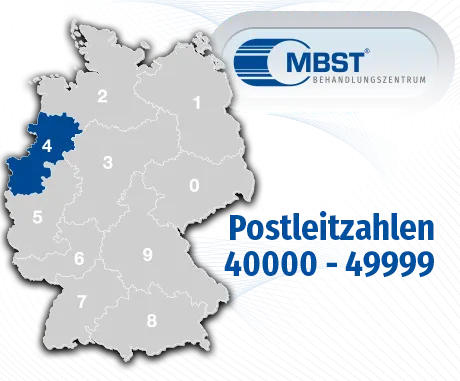 MBST Behandlungszetren im Postleitzahlenbereich 4xxxx