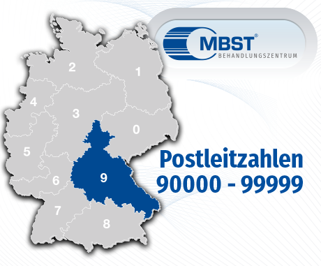 MBST Behandlungszetren im Postleitzahlenbereich 9xxxx